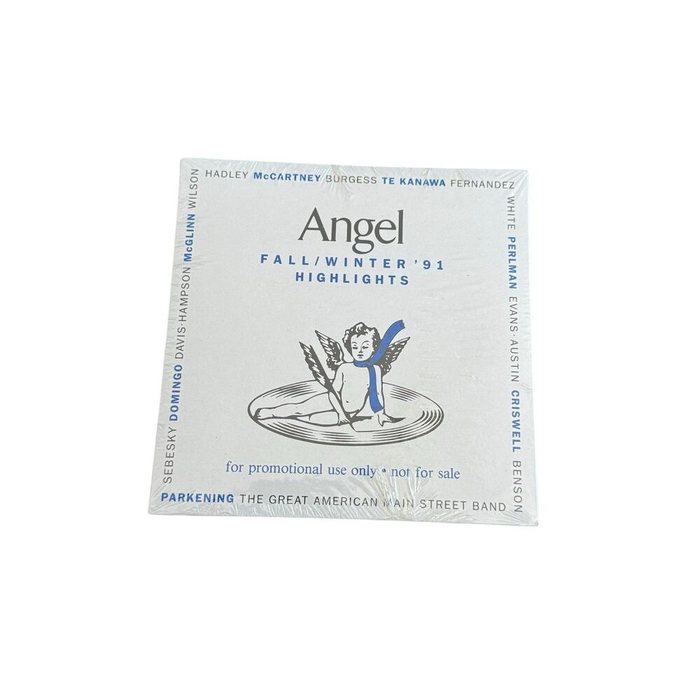 Angel Music CD Fall Winter Highlights 1991 Promo Turpin Harlem Rag Street Band